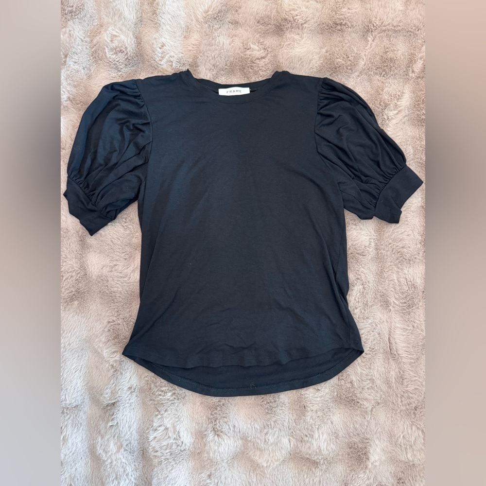 Frame Women’s Tee Shirt Puff Short Sleeve M - Picture 4 of 8